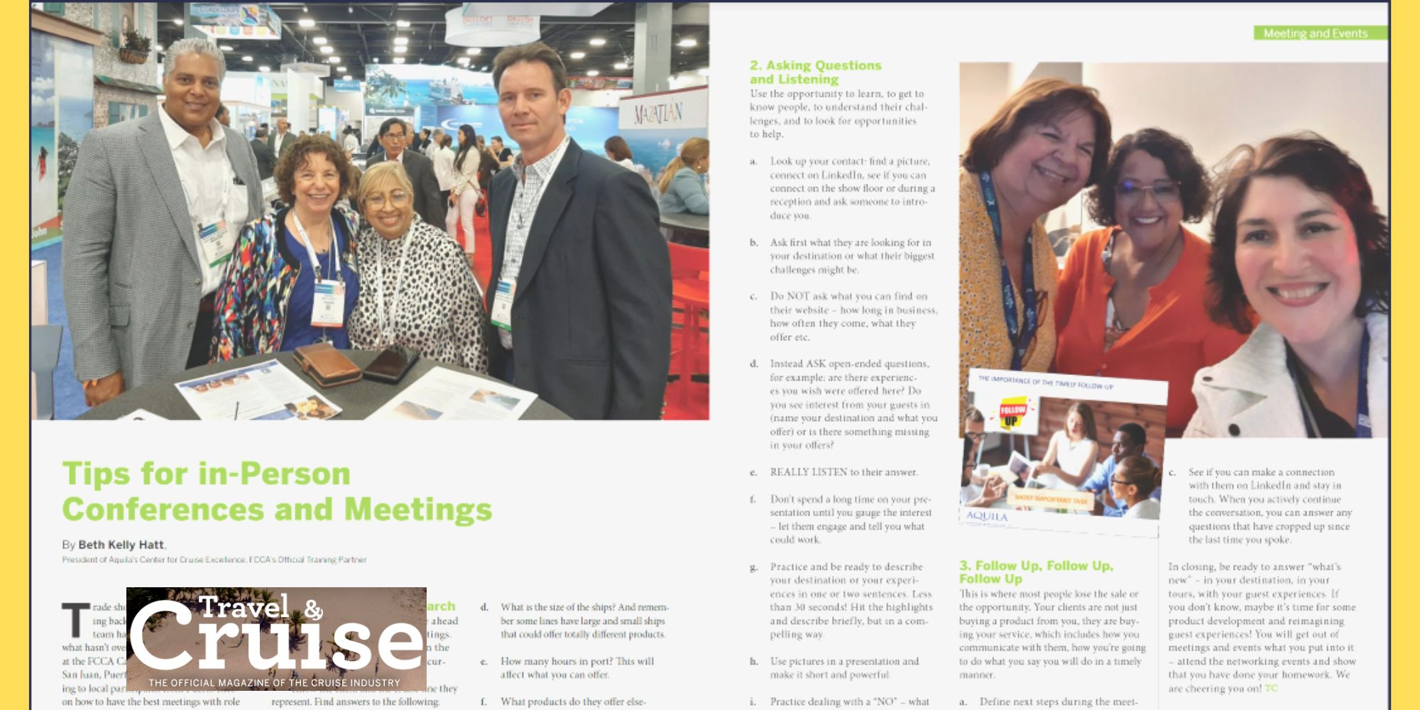 Tips for in-person conferences